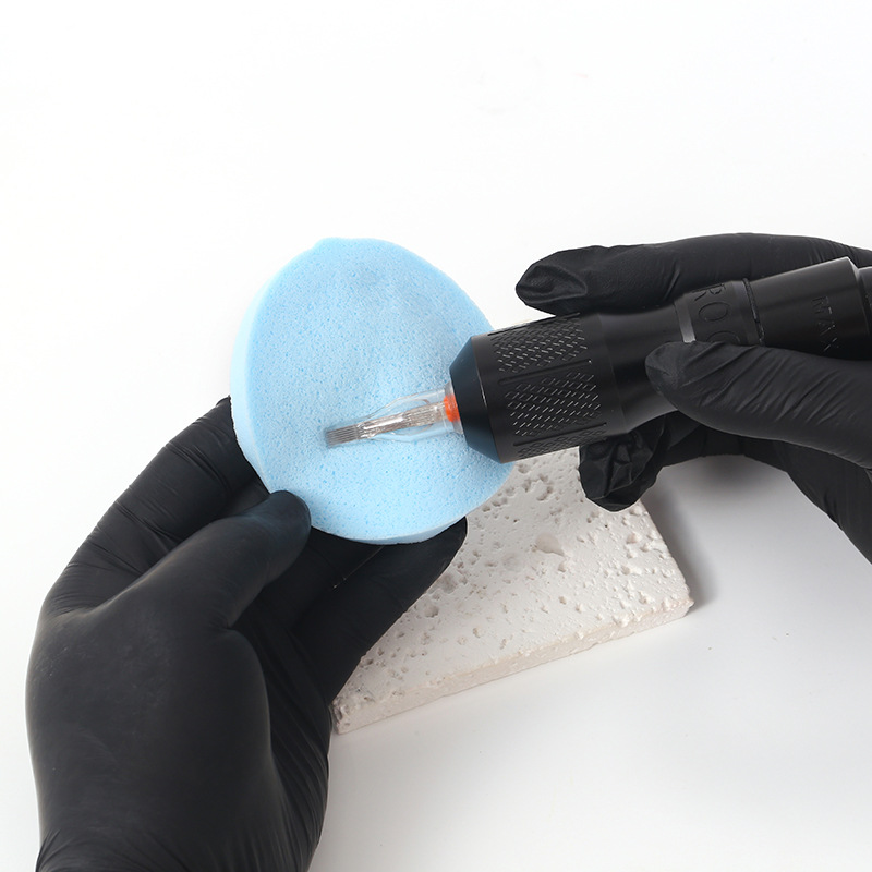 2025 New model of sponge strips for compression needles, disposable absorbent cleaning cotton, tattoo and tattoo wiping consumables pic 7