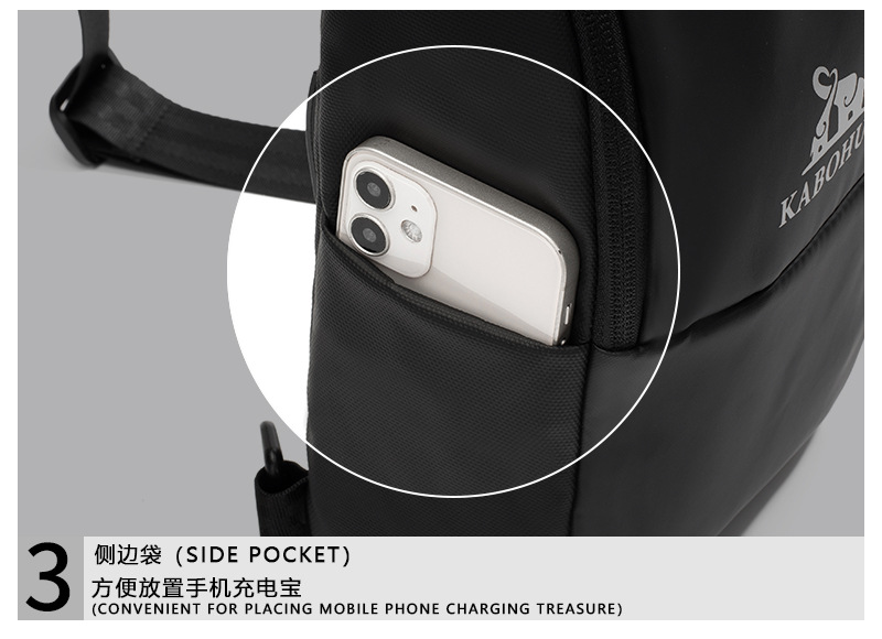 ins trendy brand chest bag for men, casual Japanese single-shoulder bag for men, small backpack for men, trendy crossbody bag for men, new waist bag for men pic 19