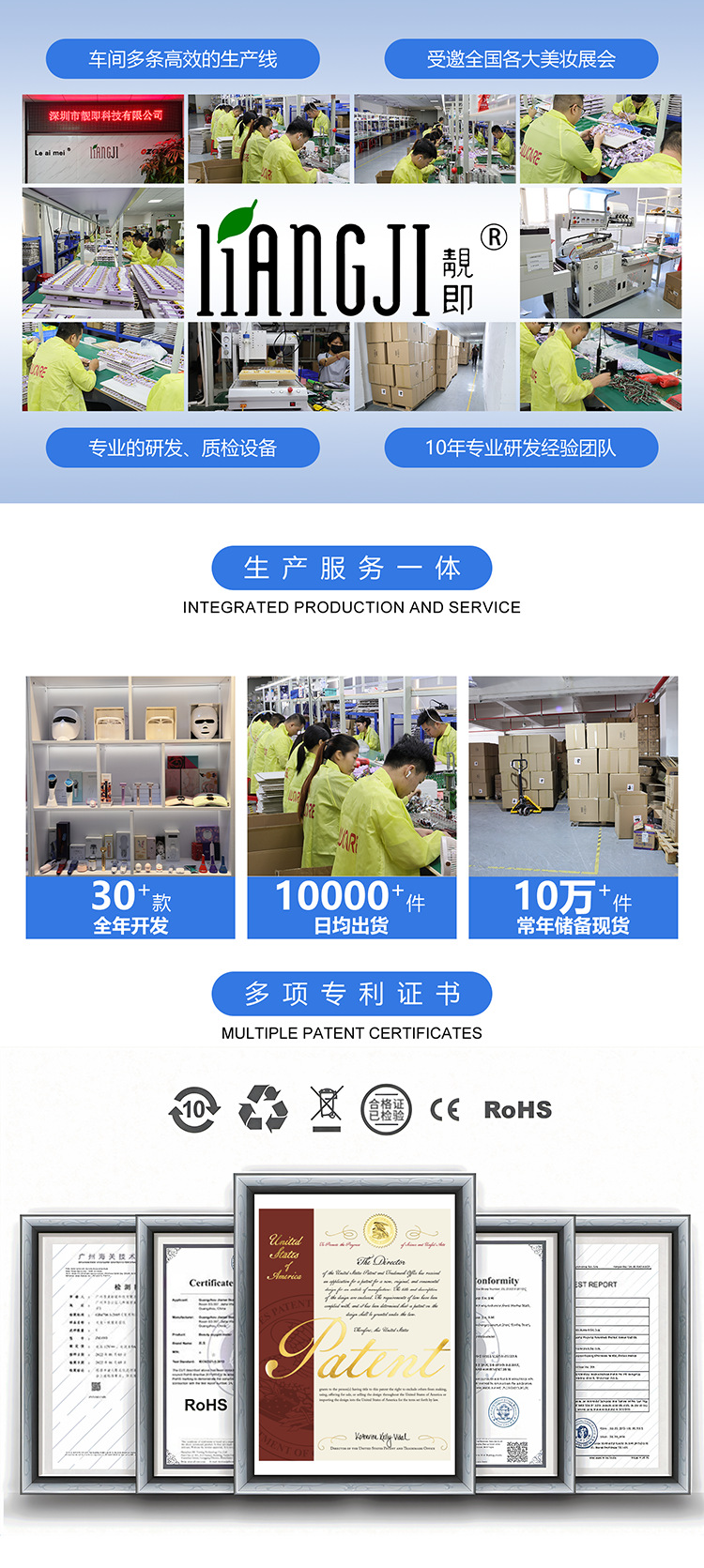 Cross-border bestsellers: 7-color led beauty mask, home photon beauty device, wireless red light mask, skin rejuvenation spectrometer pic 3