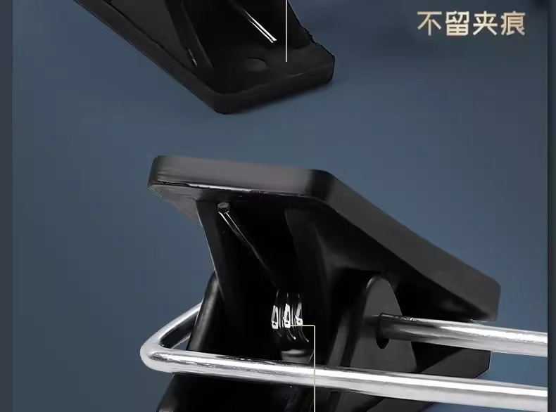 裤架夹子裤夹衣架裤子家用无痕强力防滑jk挂衣裙夹磨砂塑料衣撑子详情14