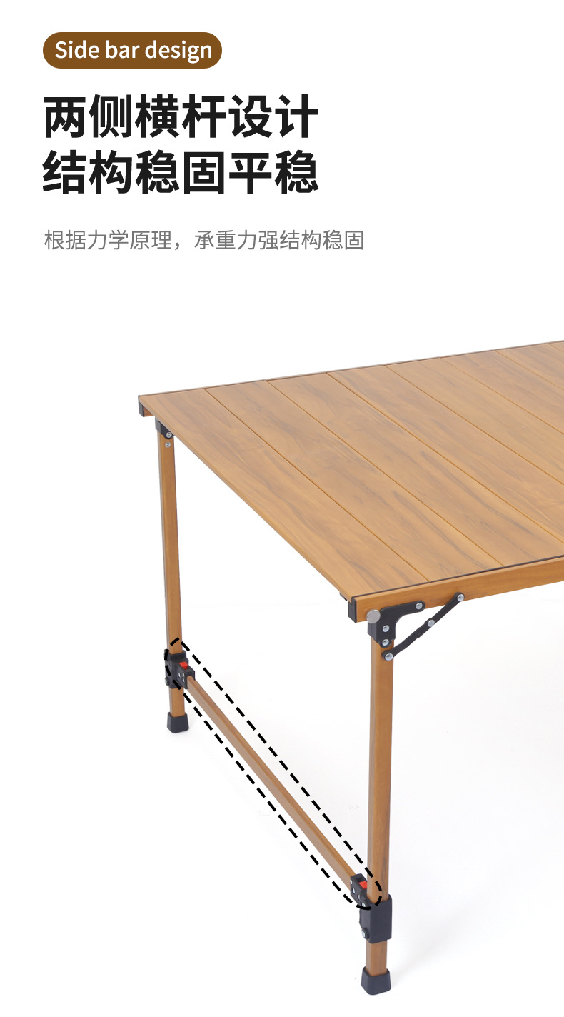 Leisure table and chair combination folding table, sports outdoor moon chair, elderly lounge chair pic 13