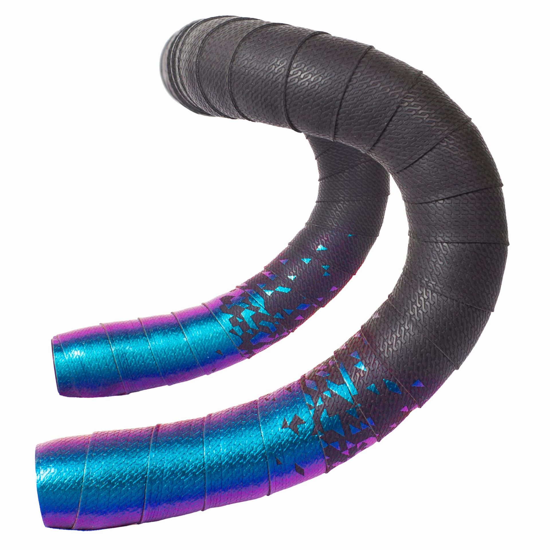 Cross-border gradient color road handlebars with anti-slip and shock-absorbing fixed flying two-color bicycle curved handlebars and leather breathable handlebars pic 26