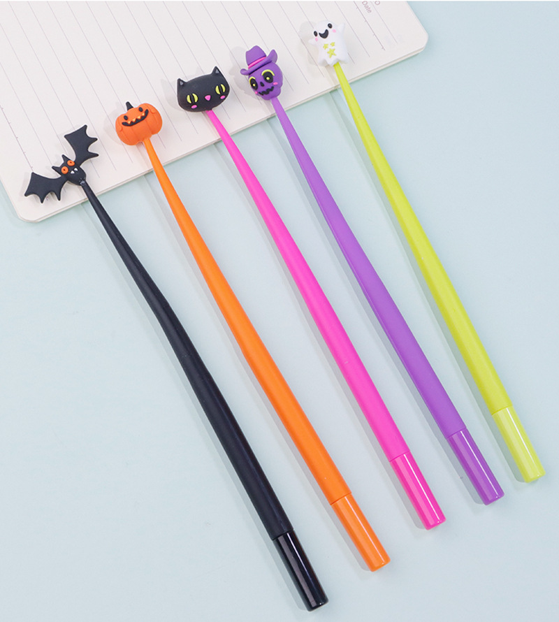 节日系列甩甩笔万圣节儿童签字笔可爱Q版蝙蝠造型写字笔文具礼品批发详情11