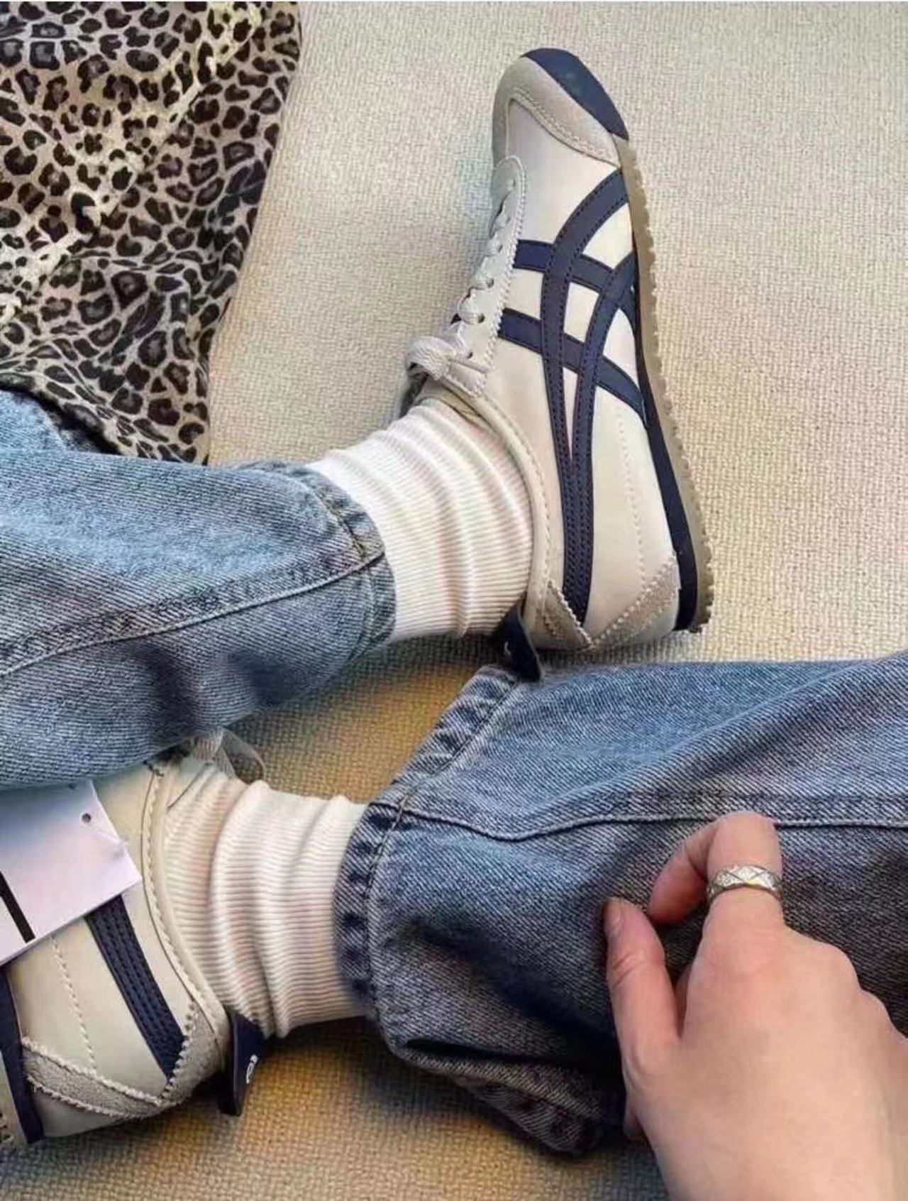 莆田纯原鬼冢虎高版本OnitsukTiger66经典男女休闲情侣板鞋详情17