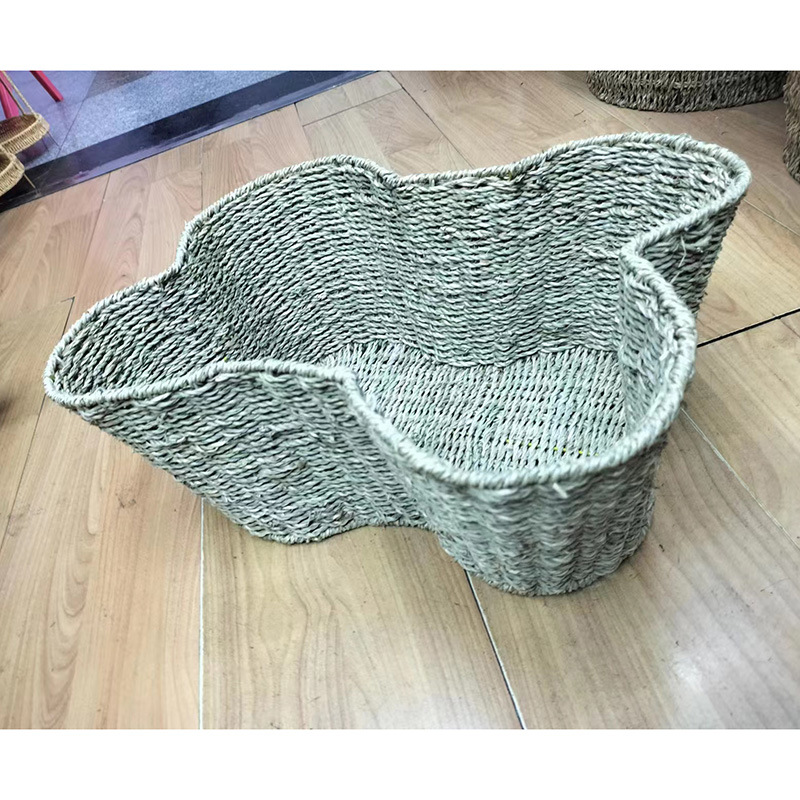 Rattan-like woven toy storage baskets, large-capacity hotel clothing storage baskets, dirty clothes and toy storage manufacturers supply pic 6