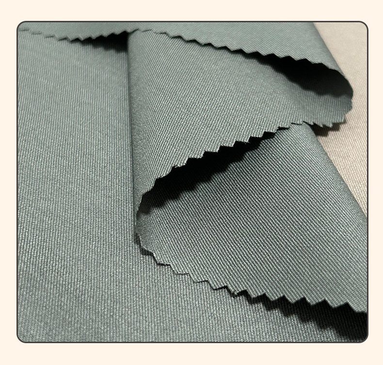 现货供应羊毛西服面料男女休闲职业装裤装制服精纺西服布料详情8