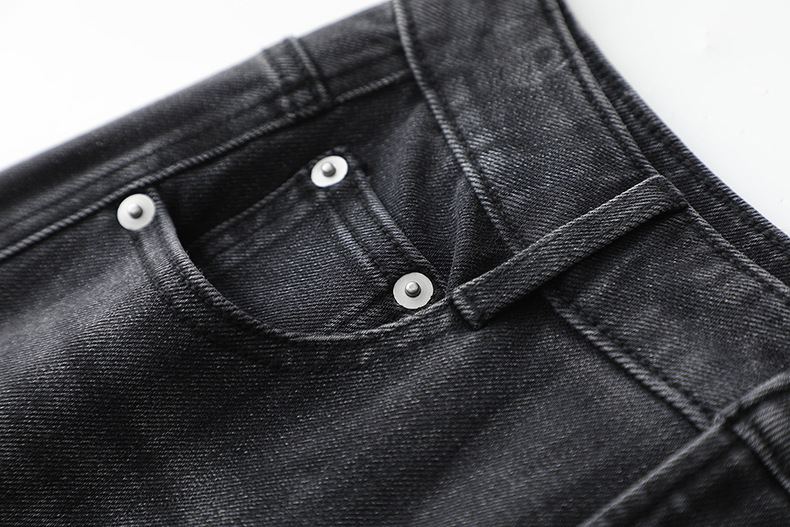 2025春款摩登复古水洗牛仔裤 显高显腿长高腰宽松百搭直筒阔腿裤详情36