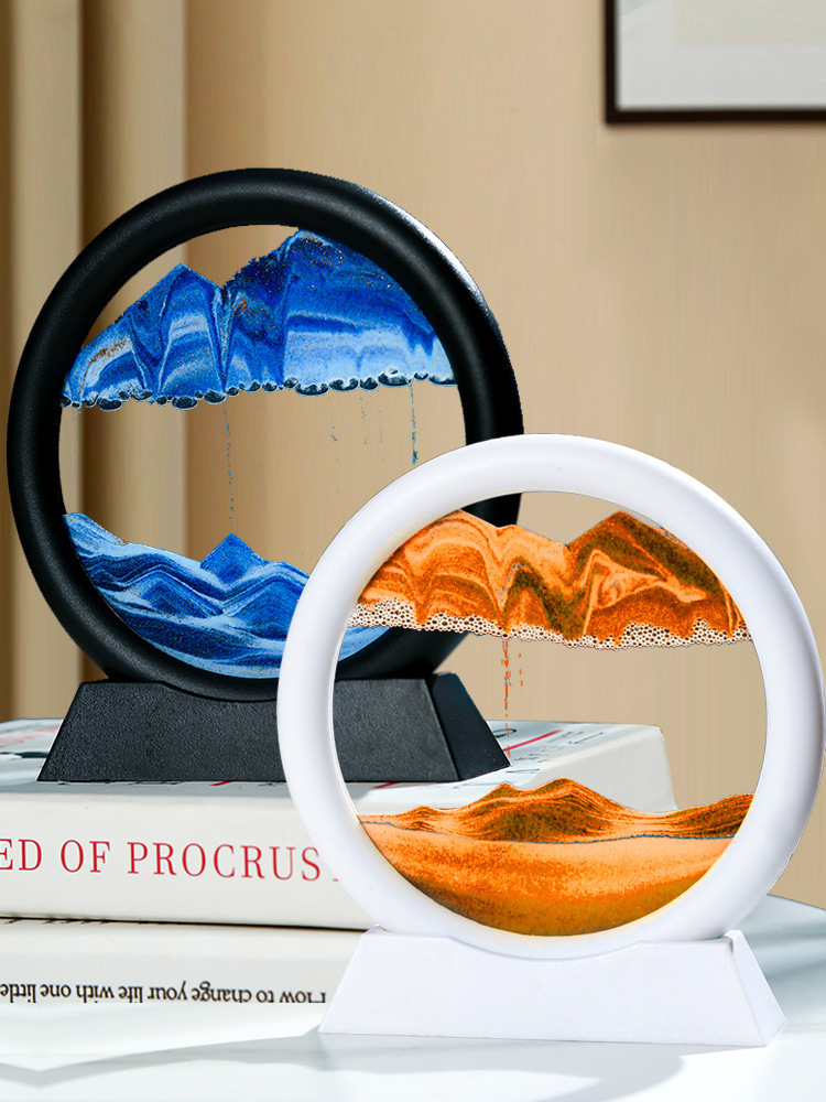 流沙画摆件创意艺术沙漏家居办公室客厅酒柜电视柜轻奢装饰品礼物详情6