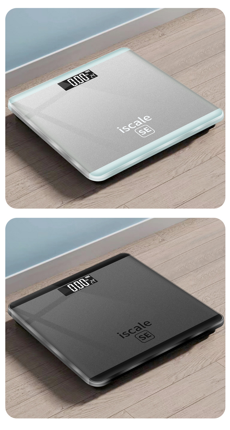 Cross-border manufacturer electronic scale for weighing, household electronic scale, human body charging model, high-precision weighing scale, minimum order quantity one pic 12
