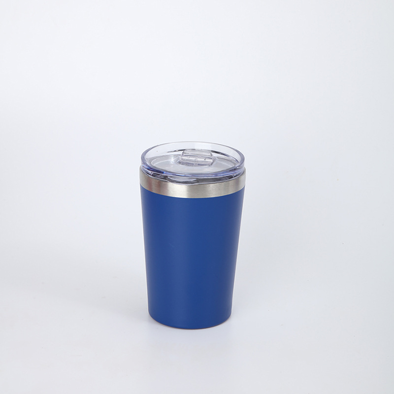 跨境简约12oz迷你牛奶杯304不锈钢真空咖啡杯户外车载便携保温杯详情14