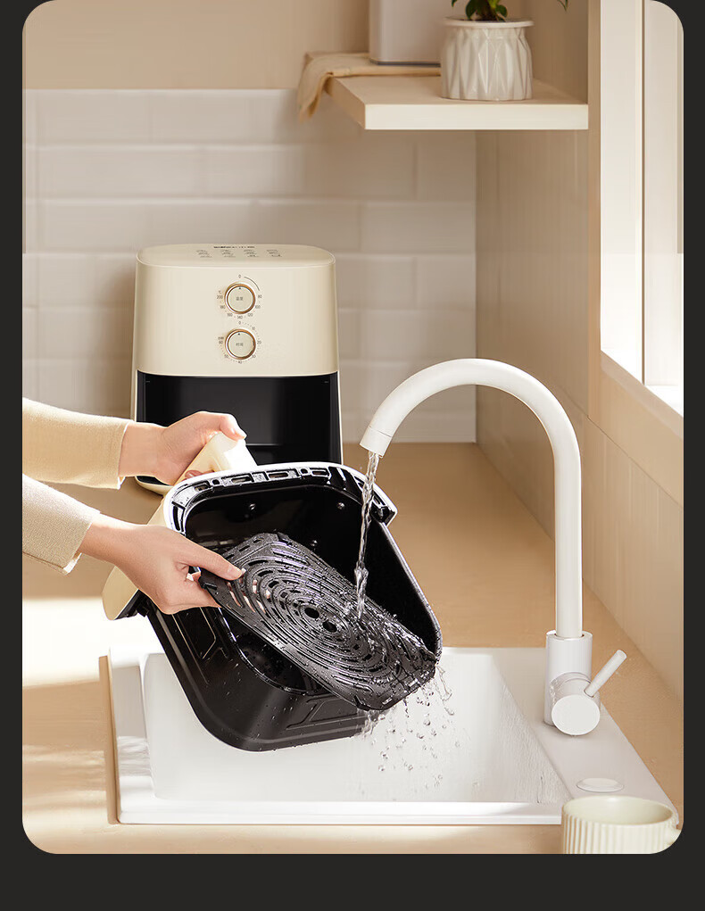 小熊空气炸锅QZG-H15U8大容量5升可视全自动不用翻面低脂微蒸汽嫩详情20