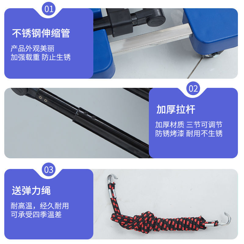 家用折叠平板车小推车拉车拉货手推车购物车推车拉杆拖车便携详情26