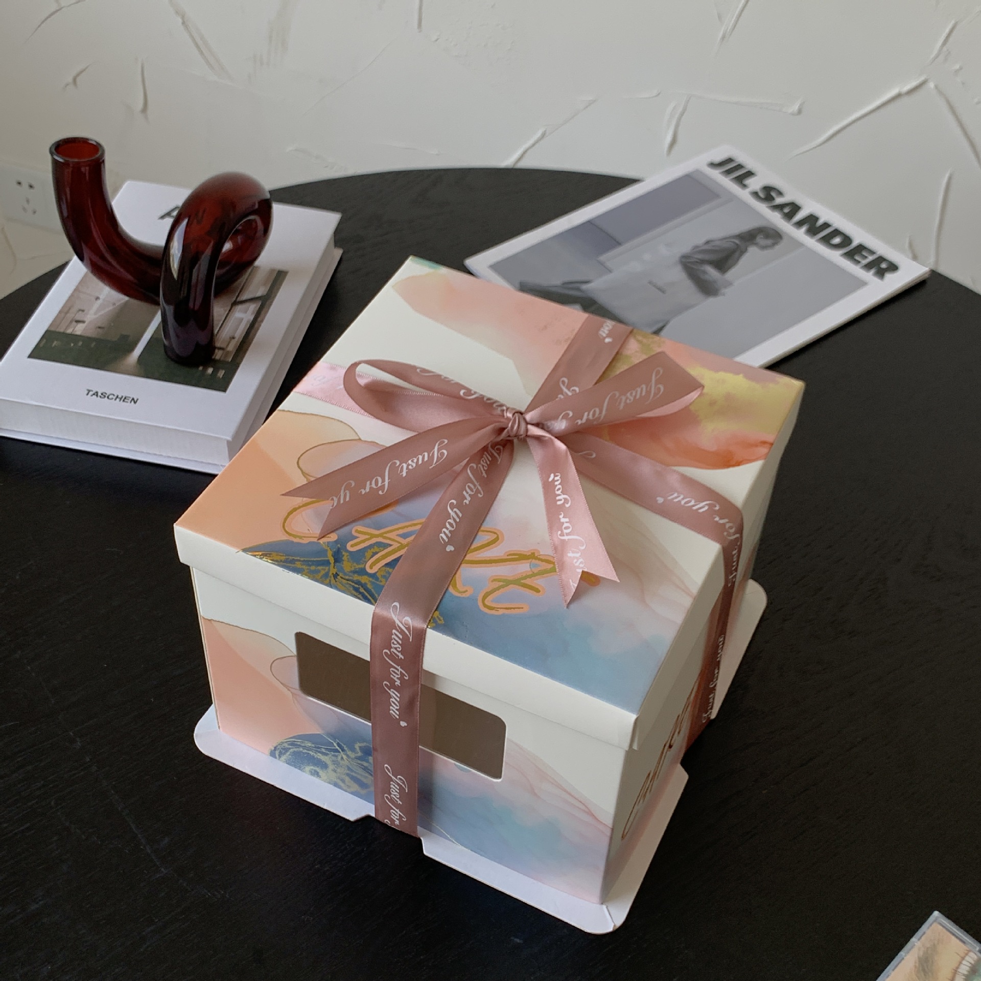 Factory direct supply of birthday cake boxes, 6, 8, 10, 12 inch single and double high-layer baking paper box packaging boxes wholesale pic 20