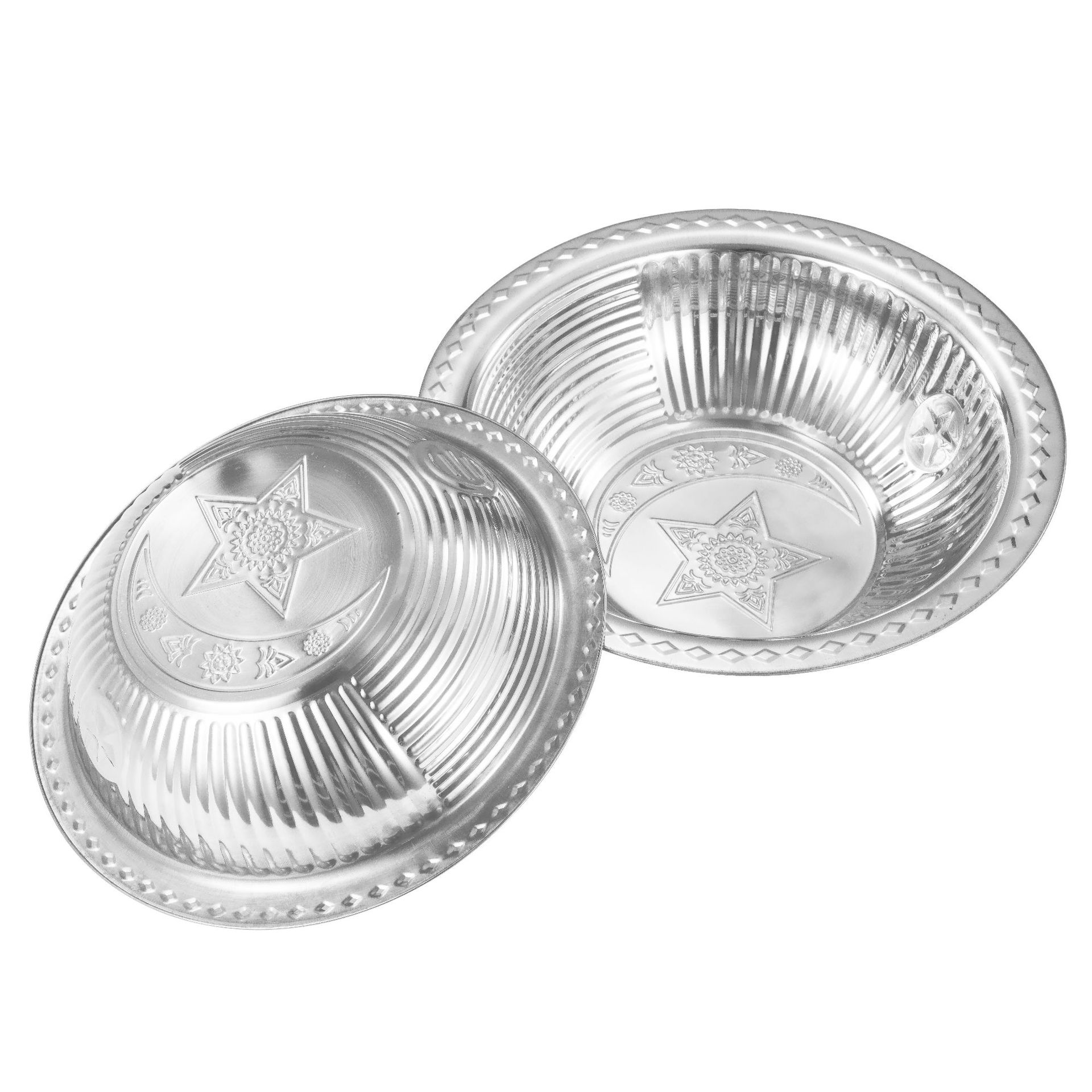 Stainless steel covered basin, thickened round flowerpot, household washbasin, African set basin, soup basin manufacturer wholesale and storage pic 7