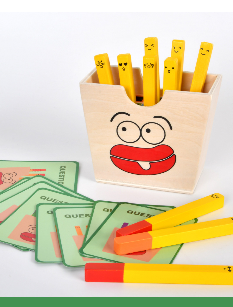 儿童仿真木制过家家汉堡薯条三明治套柱配对益智食物切切拼装玩具详情28