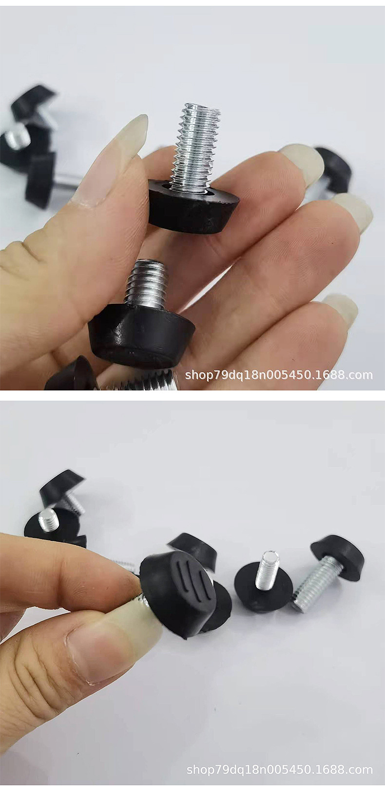 三线调节脚防滑调节脚 桌椅不锈钢调平脚五金沙发脚批发可调脚垫详情23