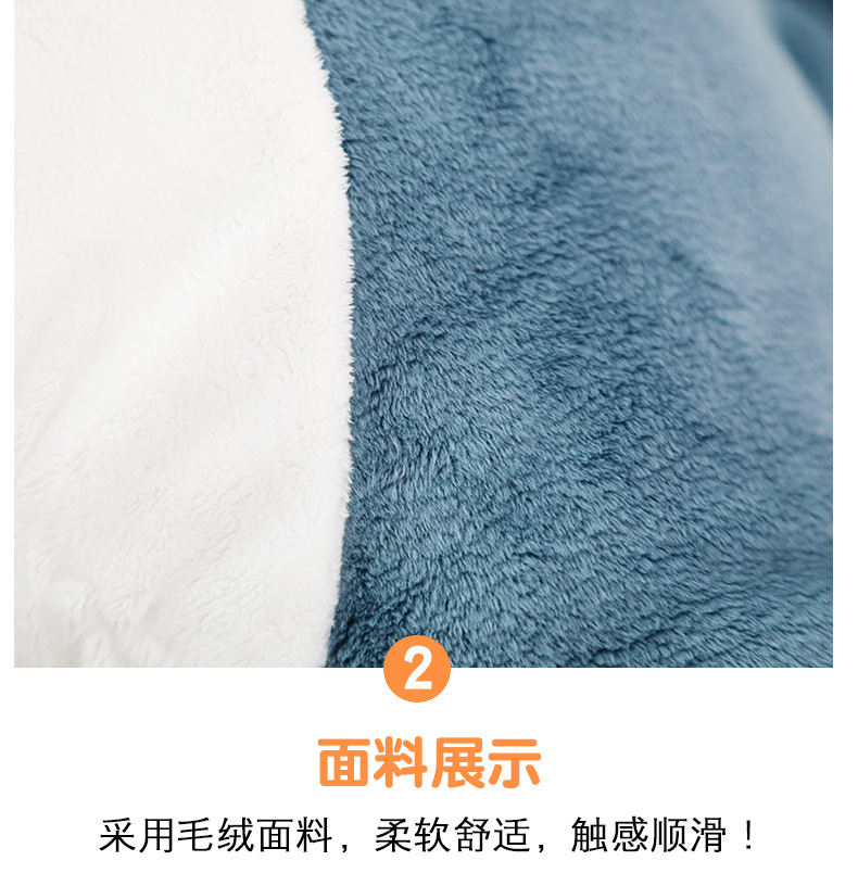 Amazon Ah Wu Shark pillow, plush toy, shark doll, Rag Doll, simulated sleeping doll, sofa cushion pic 9