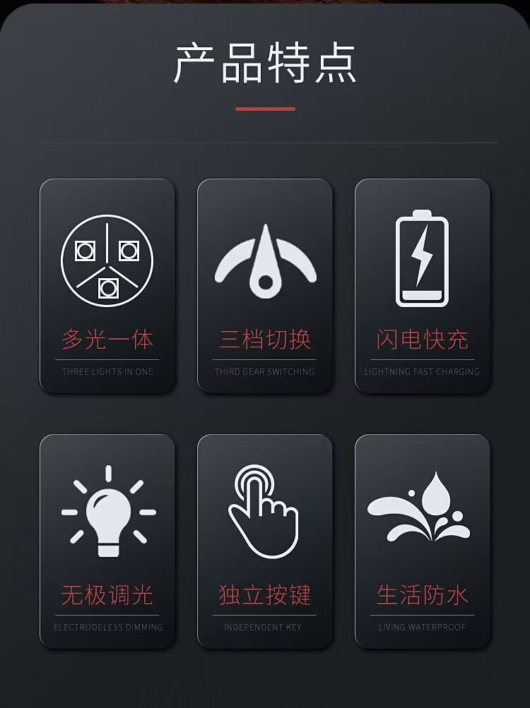 跨境批发照玉石专用手电筒鉴宝手电无极调光珠宝鉴定手电365紫光详情8