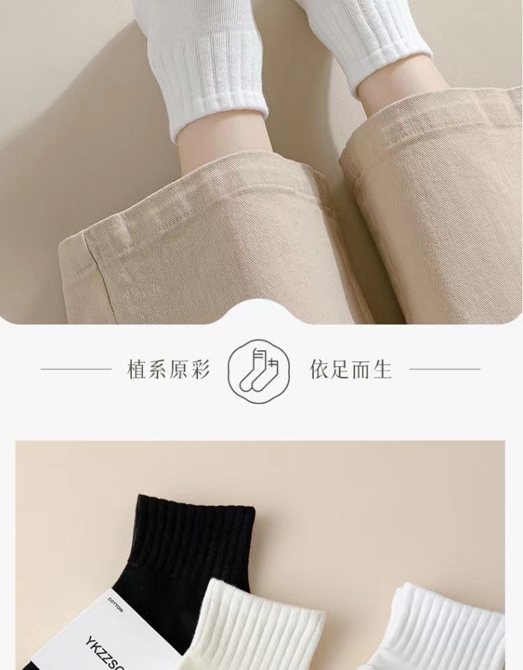 男女通用同款袜子女新款ins潮流百搭短袜春夏四季吸汗透气运动袜详情24