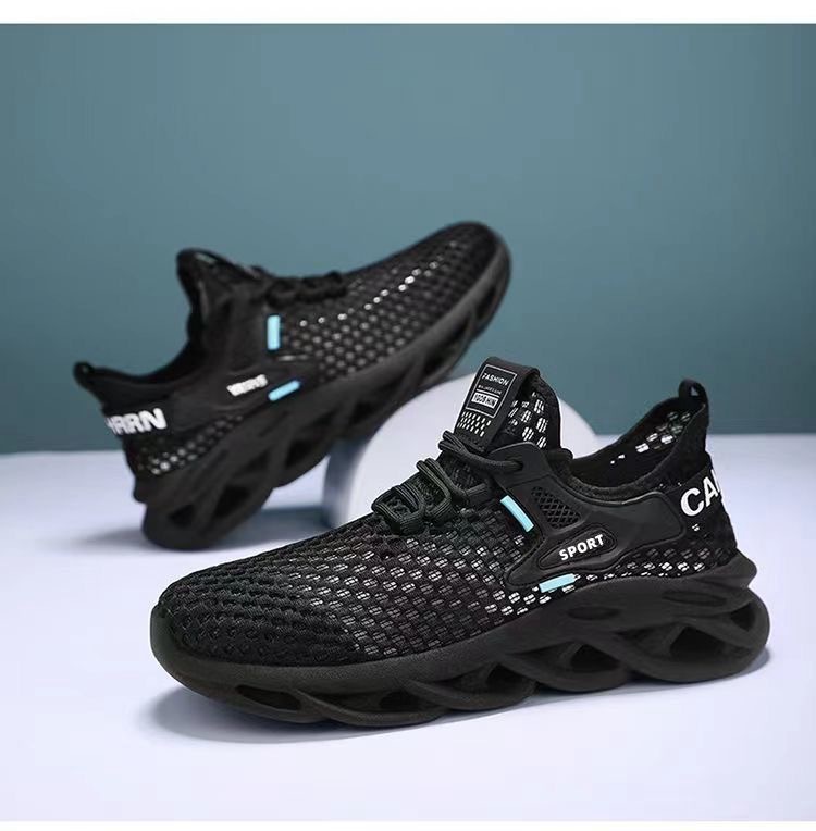 网面镂空洞洞鞋女2025夏季韩版透气爆款超轻一脚蹬老爹鞋女厚底鞋详情10