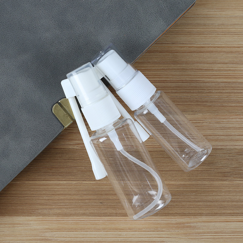 Cross-border exclusive 10ml/15ml/20ml plastic transparent side spray bottle, elephant trunk type spray bottle, rotatable nozzle pic 11