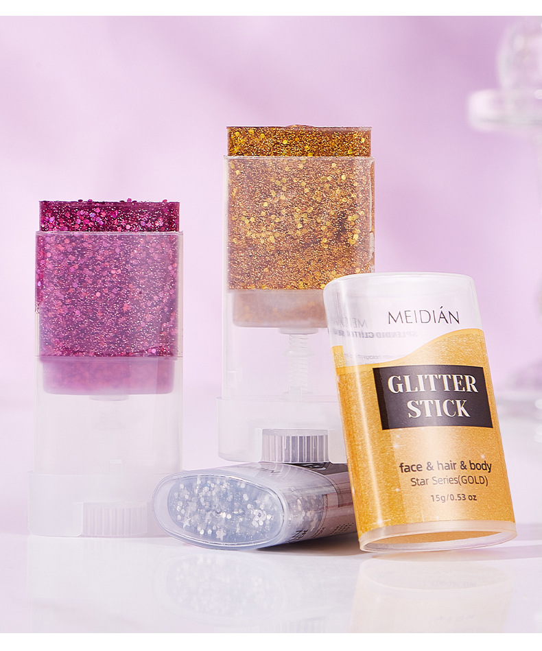 【跨境专供】魅点闪光棒闪光粉金银钻星石粉极光粉舞会氛围感批发详情19