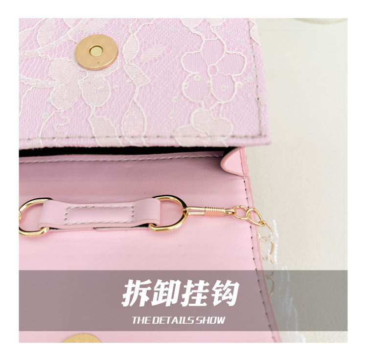 儿童配饰包新款洋气小众设计珍珠单肩斜挎包小女孩幼儿园链条手提详情6