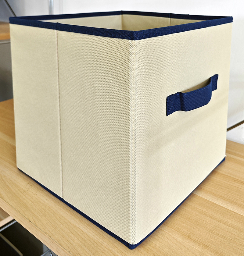 家用无纺布收纳箱布艺收纳整理宿舍可折叠储物盒衣服大号储物箱详情5
