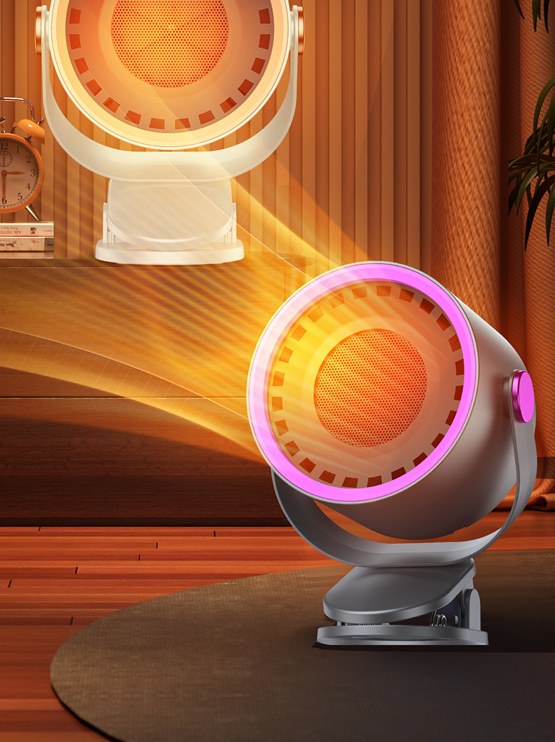 Cross-border new model warm air blower, small desktop, small sun, winter household heater, office, bedroom, dormitory wholesale M142 pic 7