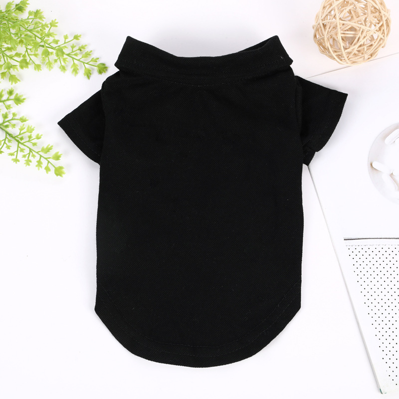 T宠物衣服狗猫衣服休闲猫狗宠物短袖新款POLO衬衫小狗t恤宠物衣服详情8