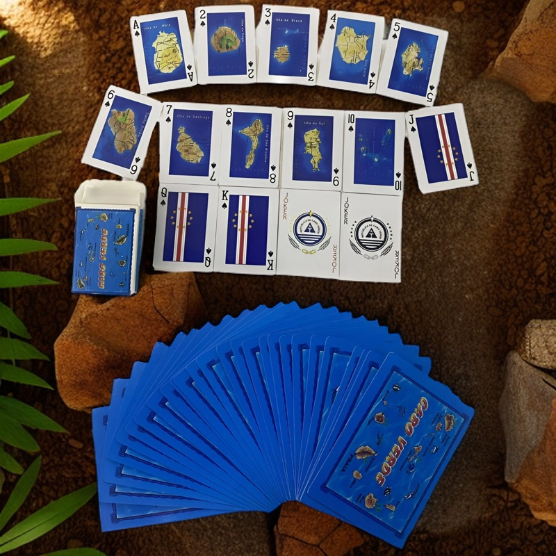 南非国旗纸质扑克牌 弗得角休闲娱乐卡牌 波多黎各桌游牌 扑克牌娱乐游戏卡牌详情9