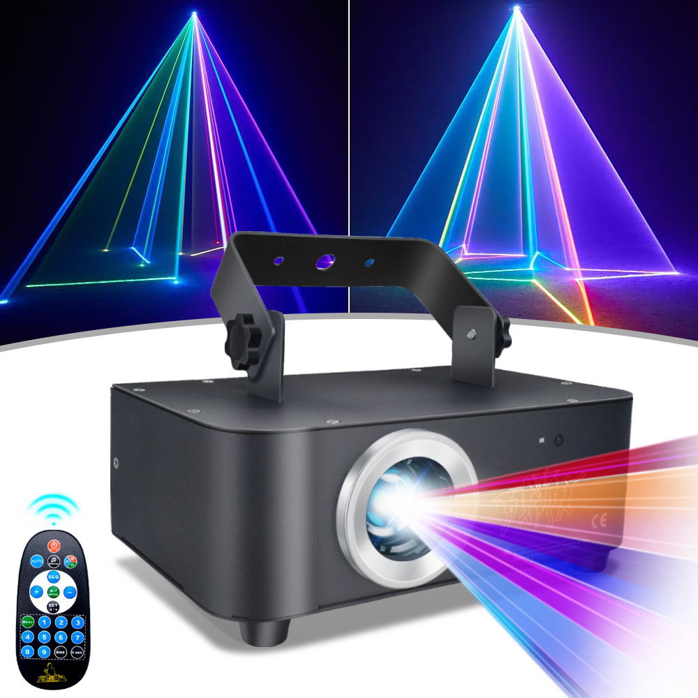 3D全彩动画激光灯舞台镭射投影KTV酒吧派对蹦迪闪光束迪斯科球详情7