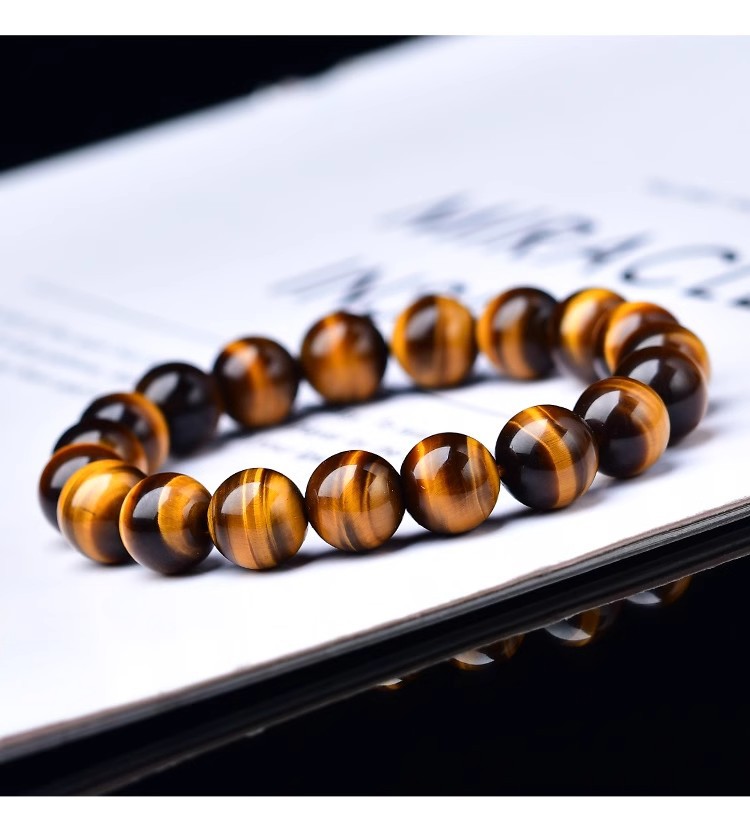 福利款天然虎眼石手链男女士黄虎眼石彩虎眼猫眼石木变虎睛石手链详情7