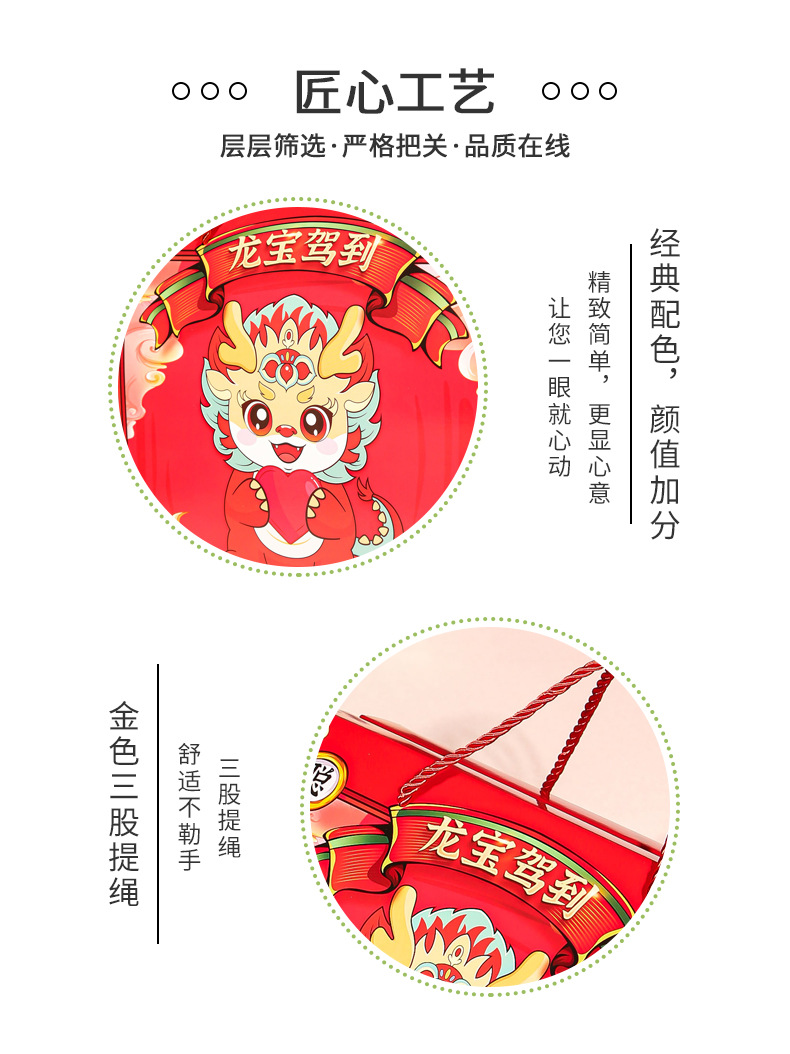 周岁驾到盒子喜面喜蛋卡通百日宴礼袋满月百天伴手礼礼盒礼品纸详情6