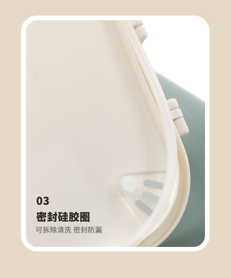 Multi-functional plastic instant noodle lunch box, student dormitory instant noodle magic tool, cafeteria serving with lid and insulated lunch box pic 16