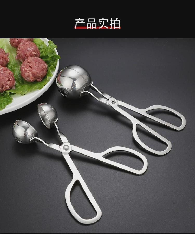 Stainless steel meatball maker, meatball, meatball, kitchen rice ball, fish ball, meatball shaping, meatball making mold, household pic 7