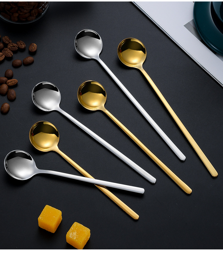 304不锈钢圆勺燕窝银耳勺子蜂蜜甜品婚礼伴手礼搅拌勺礼品咖啡勺详情14