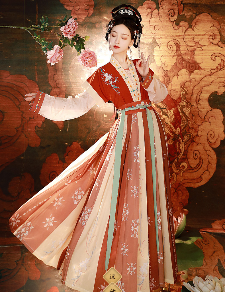 国潮-汉服女中国风汉元素仙气飘逸古风夏款唐制古装改良小个子日常原创详情1