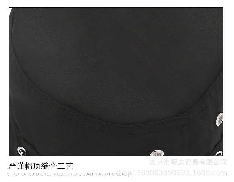 户外遮阳渔夫帽外贸款经典纯色成人款钓鱼帽子工人帽可折叠帽批发详情12