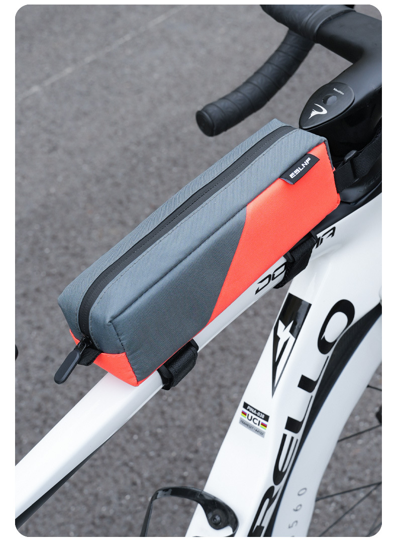 ESLNF mountain bike riding bag, top tube bag, color-blocked waterproof mountain road bike, front beam bag, bike equipment pic 12