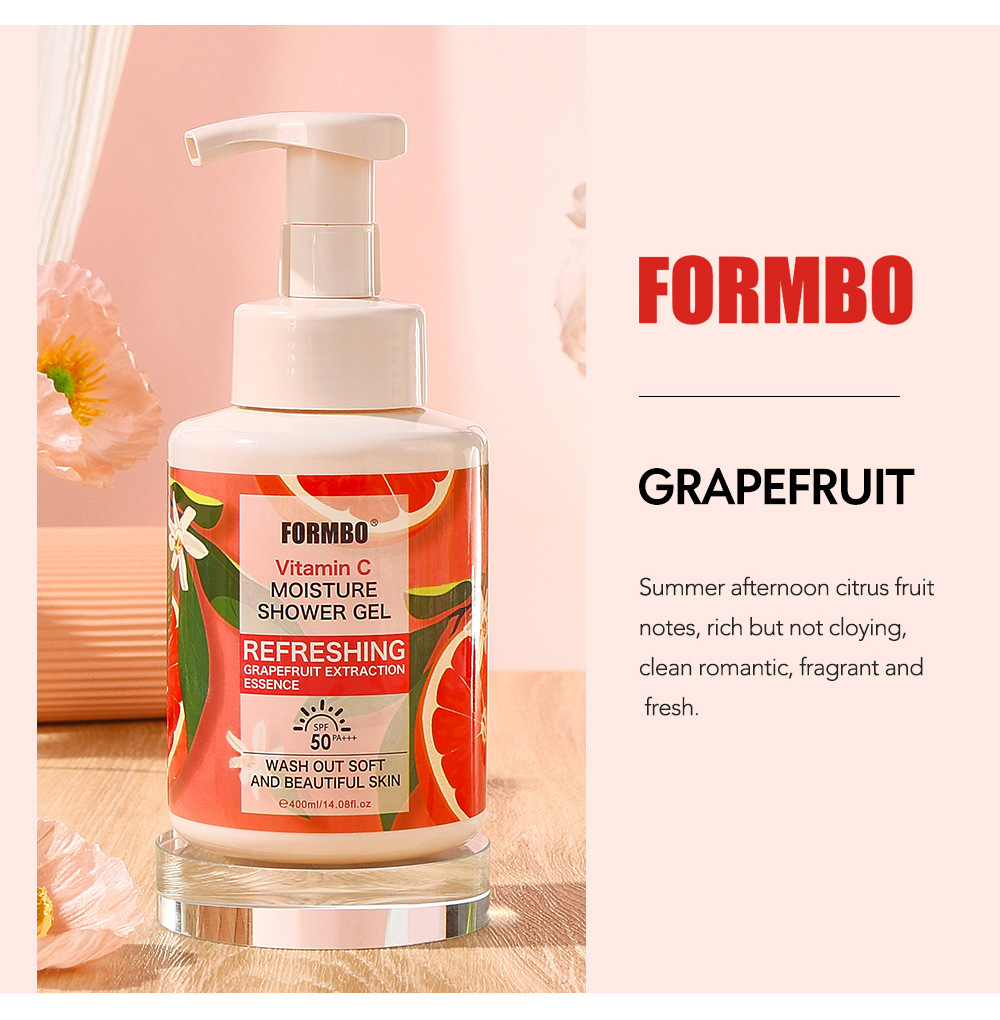 【外贸专供】FORMBO维生素C沐浴露保湿舒缓嫩肤温和清洁去角质详情21