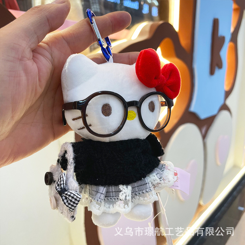 【 Genuine 】 New creative HelloKitty keychain, cute bag pendant, kt doll pic 7