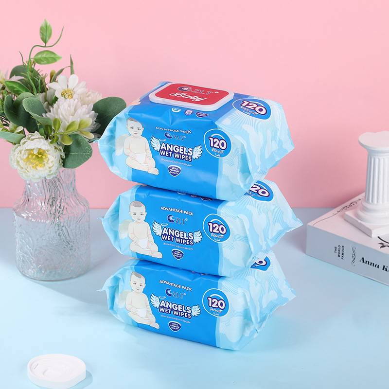 英文湿巾婴儿手口专用宝宝新生儿湿巾纸家庭实惠装无酒精加量装详情6