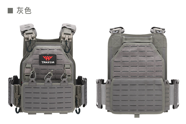 逸途 亚马逊2022新款MOLLE战术背心户外作训马甲1000D防水耐磨详情15