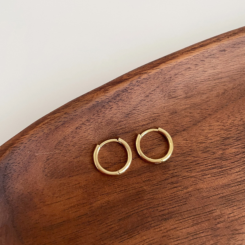 经典日常素圈金属耳圈女韩国简约个性百搭气质时尚耳钉耳环耳饰详情13