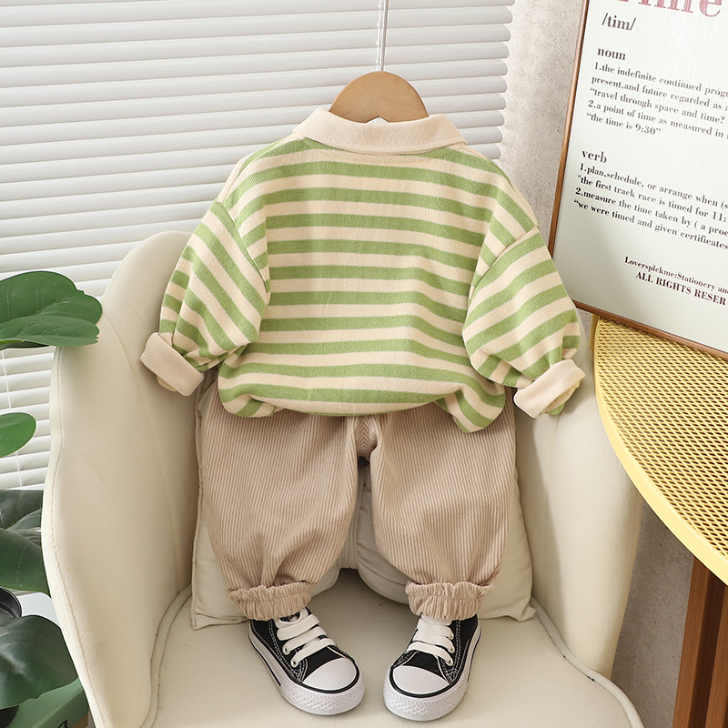 男宝宝春秋套装0—1岁婴儿3卡通4帅气5儿童装2小童衣服秋季男童潮详情4