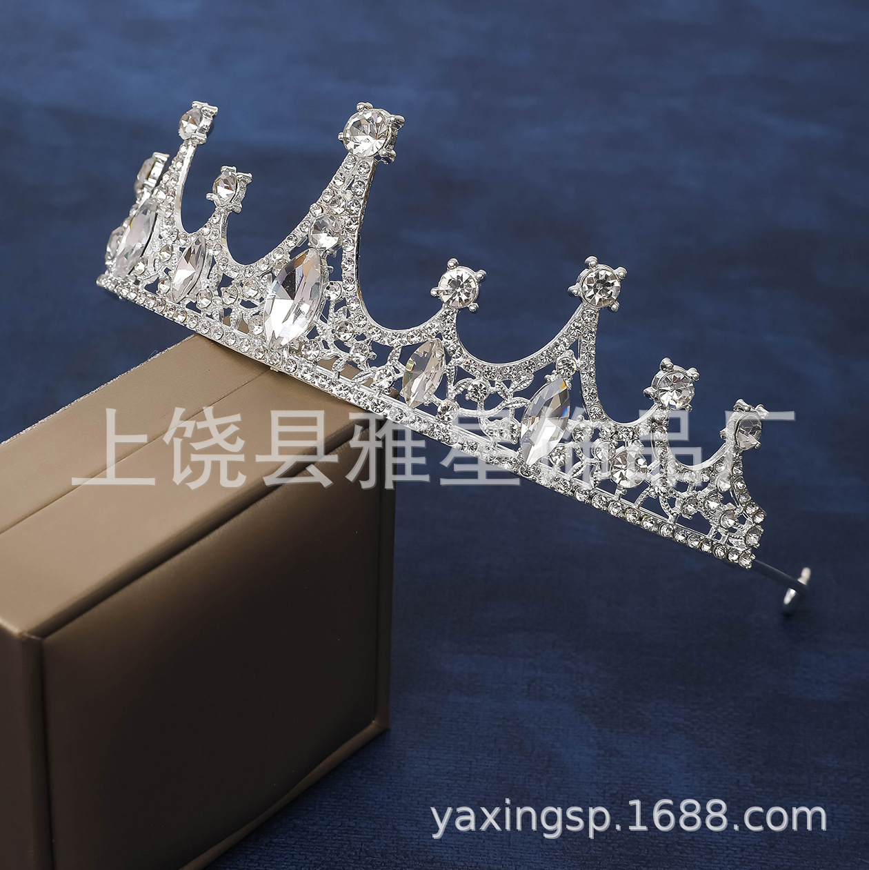 Nuevo estilo venta directa de fábrica tiara para niños tiara para niñas aros de pelo de cristal espectáculo de cumpleaños para niños accesorios de boda pic 18