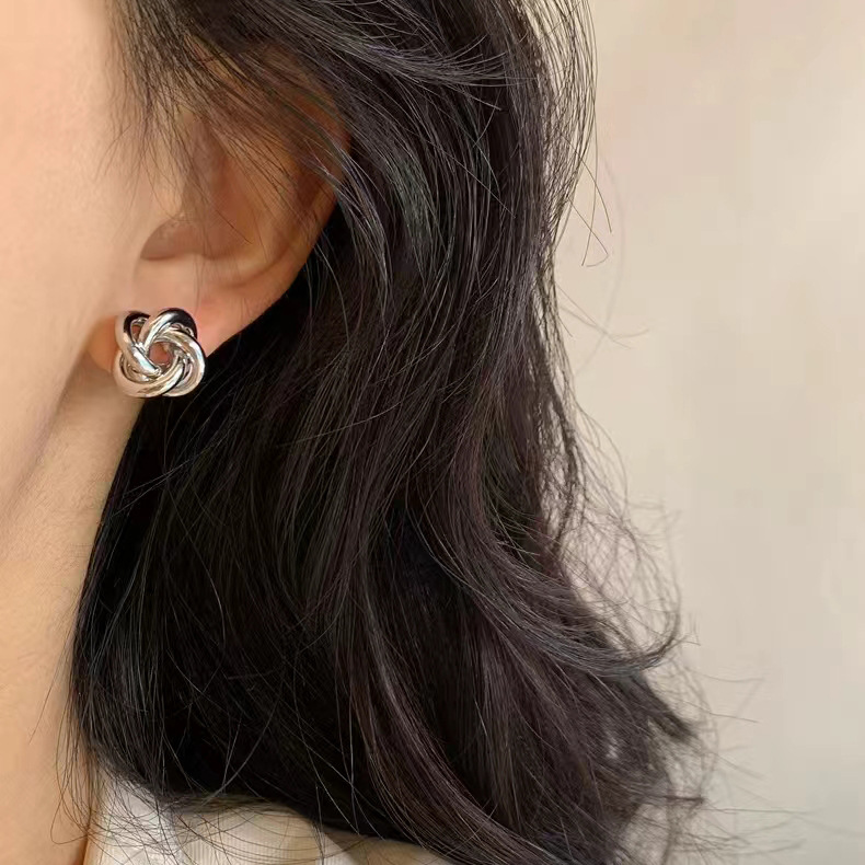 日韩精致简约耳圈爆款时尚百搭高级感素圈耳环气质通勤冷淡风耳扣详情57