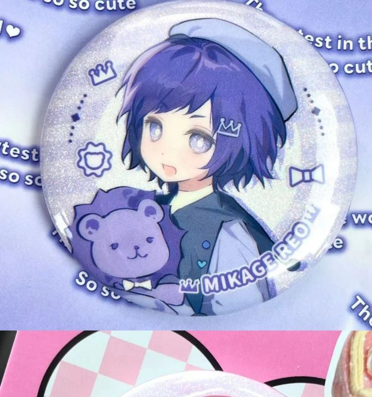 同人周边吧唧徽章御影玲王凪诚士郎二次元动漫谷子ic卡锁智能锁详情4