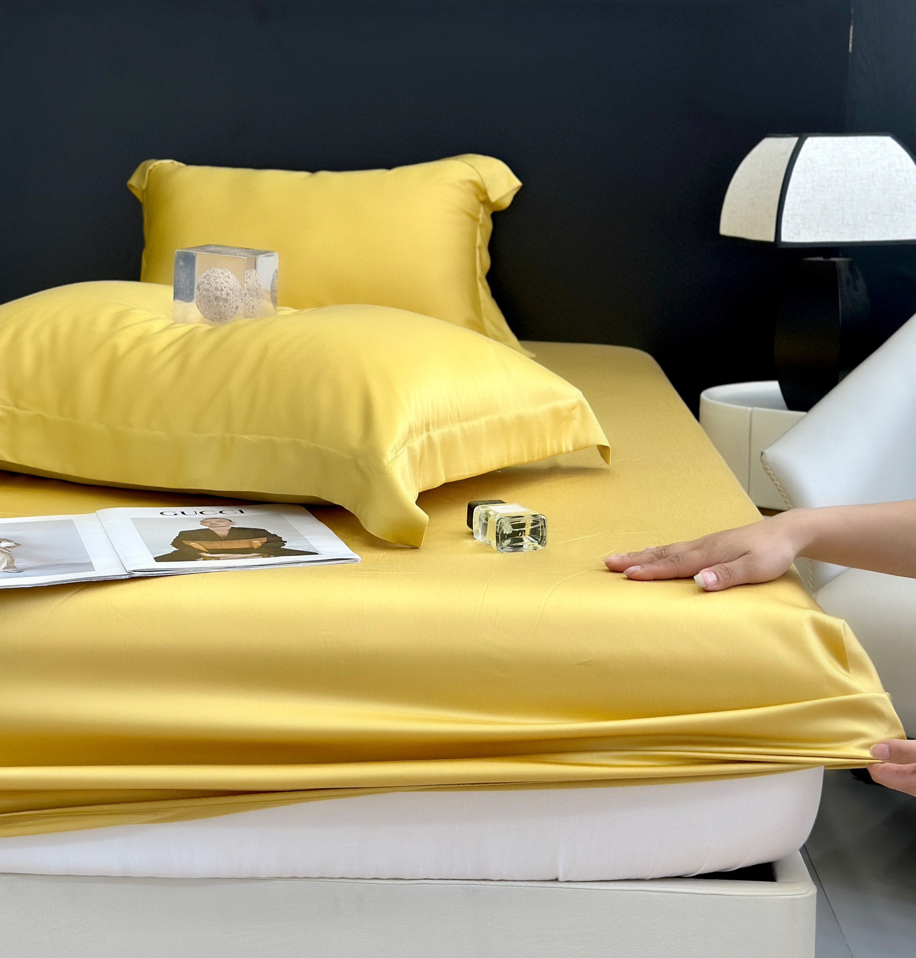 Tencel quilt cover bed cover, single piece, simple and cool summer ice silk bed sheet, suitable for sleeping naked, tatami dust cover pic 67